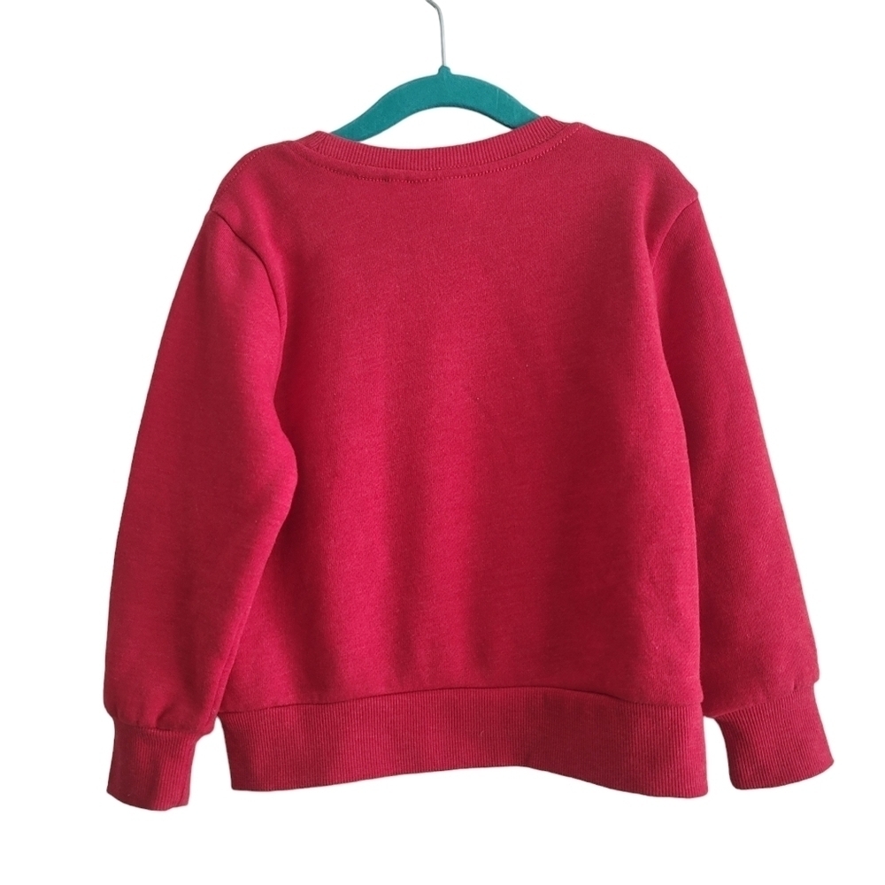 Disney Jr. 3T Mickey Mouse‎ Red Pullover Crewneck Sweatshirt Red - Picture 2 of 9